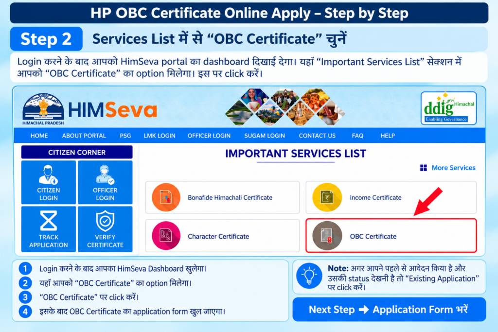 obc certificate