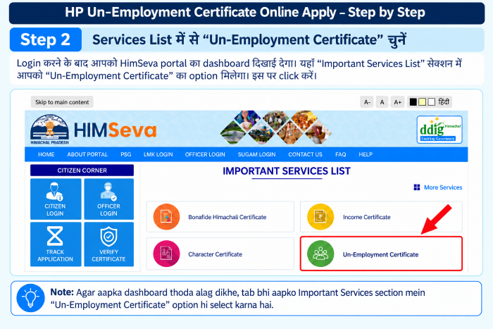 unemployemt certificate apply